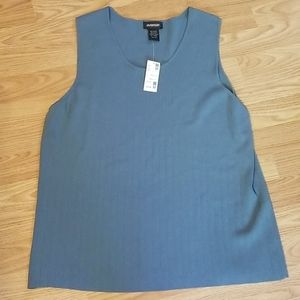 XXL Soft Blue Sleeveless Top